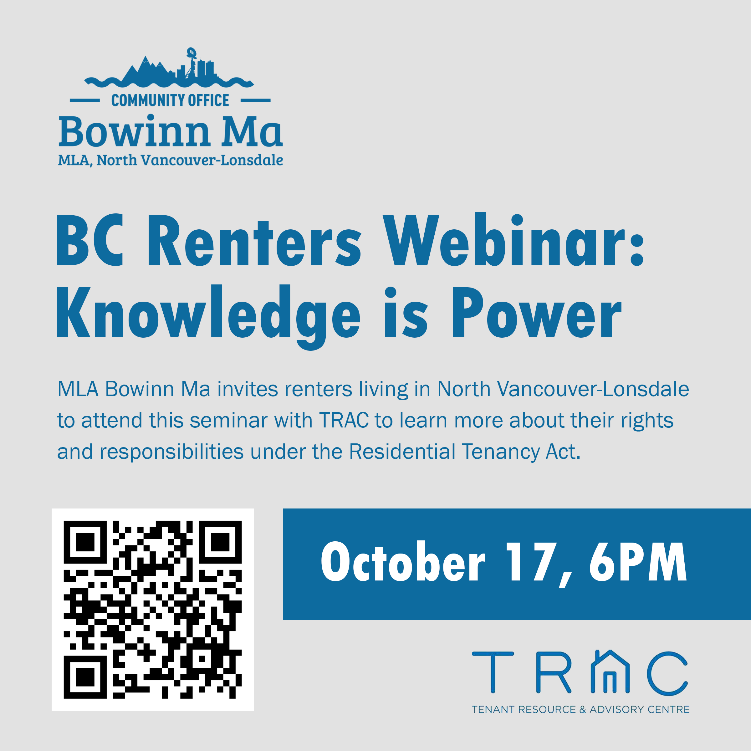 BC Renters Webinar Bowinn MaBowinn Ma